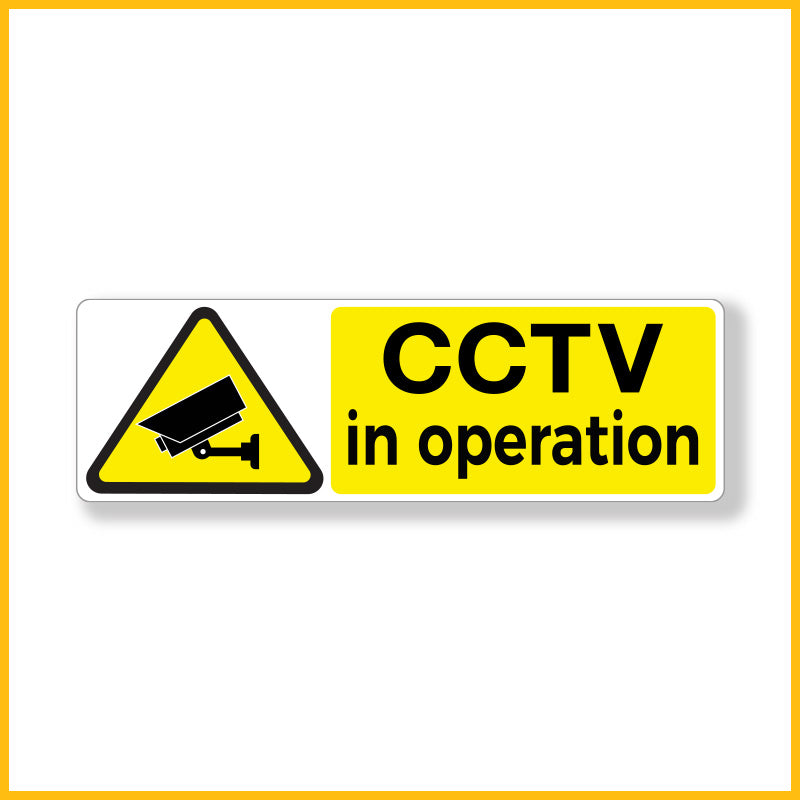 OTOTEC Lot De 20 Autocollants De Sécurité CCTV In Operation